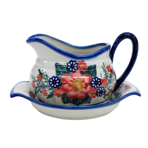 Sauce boat with a tray (A37 D68)