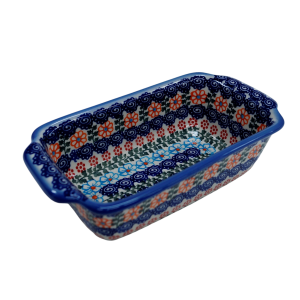 Forma ceramiczna z uszami do pieczenia chleba II (A181 D35)