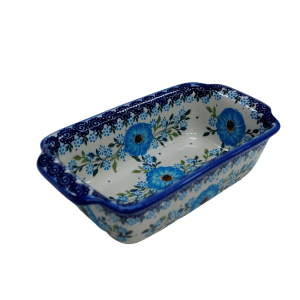 Forma ceramiczna z uszami do pieczenia chleba II (A181 D58)