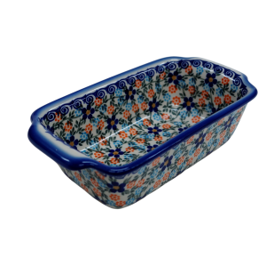 Forma ceramiczna z uszami do pieczenia chleba II (A181 D83)