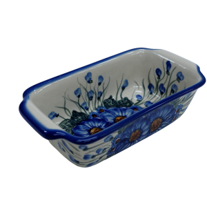 Forma ceramiczna z uszami do pieczenia chleba II (A181 D36)
