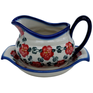 Sauce boat with a tray (A37 D37)