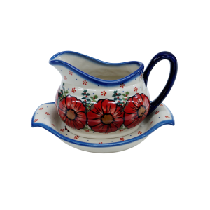 Sauce boat with a tray (A37 D101)