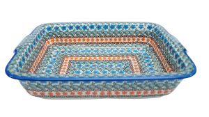 Ovenproof dish with handles (A121 D62) 