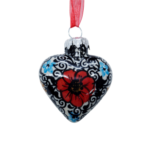 Heart Christmas ball (A457 D66)