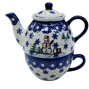 Teapot with a cup (A347 D33)