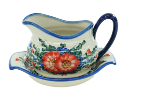 Sauce boat with a tray (A37 D28)