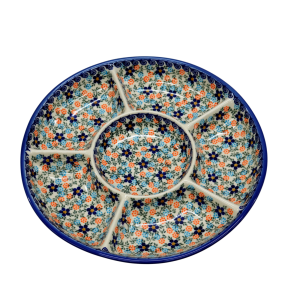 Round divided plate (A172 D83)