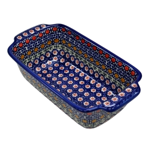 Stoneware loaf pan large III (A182 D1)