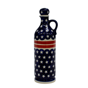 Ceramic bottle with cork large 0,8l (A67 D32)