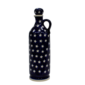 Ceramic bottle with cork large 0,8l (A67 D46)