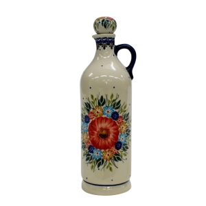 Ceramic bottle with cork large 0,8l (A67 D60)