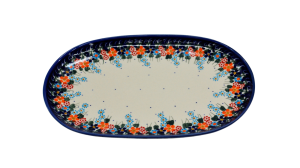 Platter oval medium (A245 D23)