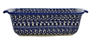 Forma ceramiczna z uszami do pieczenia chleba III (A182 D25)
