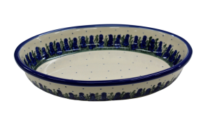Deep oval platter (A187 D19)