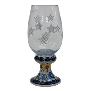 Glass STAR silver (A479 D26)