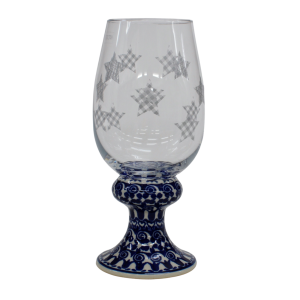 Glass STAR silver (A479 D25)