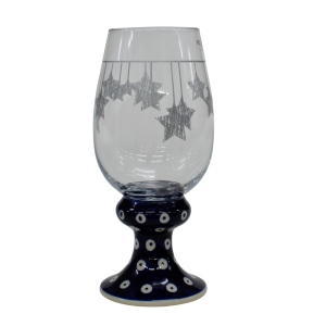 Szklanka STAR srebrna girlanda (A481 D22)
