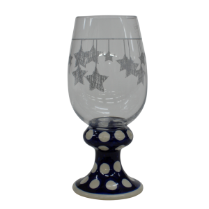 Szklanka STAR srebrna girlanda (A481 D64)