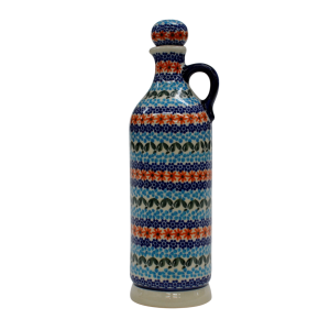 Ceramic bottle with cork large 0,8l (A67 D69)