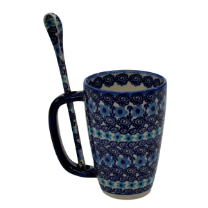 Cappuccino mug with a spoon (A20 D51) (1)