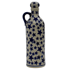 Ceramic bottle with cork small 0,6l (A64 D45)