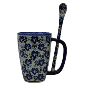 Cappuccino mug with a spoon (A20 D87)   