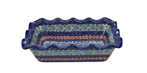 Bread loaf pan baker rectangular WAVE (A183 D3)  