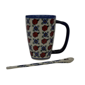 Cappuccino mug with a spoon (A20 D18)   