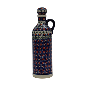 Butelka ceramiczna z korkiem mała 0,6l (A64 D21)  