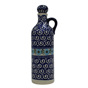 Ceramic bottle with cork small 0,6l (A64 D38)    