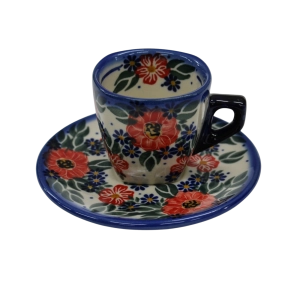 Espresso cup with saucer (A517 D56)     