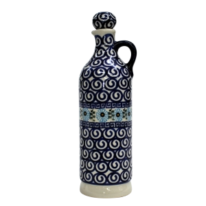 Ceramic bottle with cork large 0,8l (A67 D25) (1)