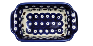 Forma ceramiczna z uszami do pieczenia chleba I (A180 D24) 