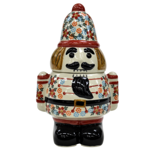 Nutcracker Soldier container with lid (A520 D54)         