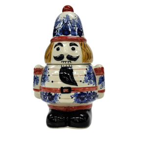 Nutcracker Soldier container with lid (A520 D118)       
