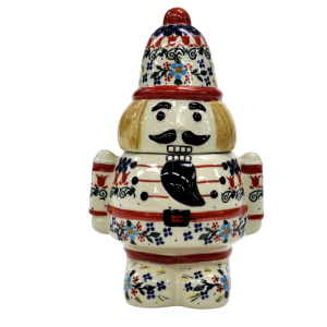 Nutcracker Soldier container with lid (A520 D59)          