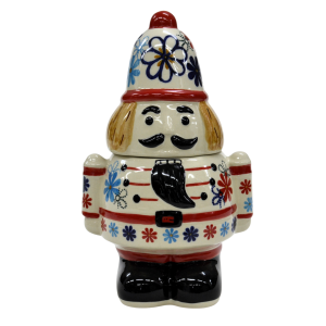 Nutcracker Soldier container with lid (A520 D44)                