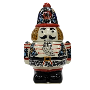 Nutcracker Soldier container with lid (A520 D66)                     