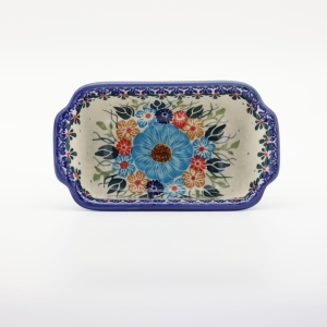 Forma ceramiczna z uszami do pieczenia chleba I (A180 D61) 
