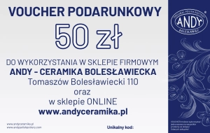 Bon podarunkowy / Voucher podarunkowy 50 zł 