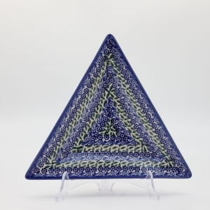 Triangular ceramic platter (A552 D75)   