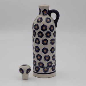 Ceramic bottle with cork small 0,6l (A64 D41)   