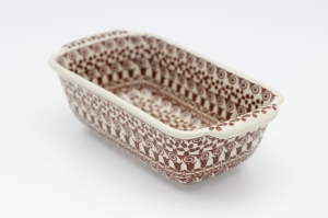 Forma ceramiczna z uszami do pieczenia chleba II (A181 D50)