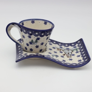 Cup with a tray (A41 D33) 