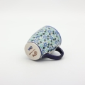 Mug BEL A38 D134 – hand-painted Bolesławiec pottery in a traditional pattern, practical and decorative for everyday use.