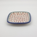 Serving platter DARIA 1 A166 D139 – hand-painted Bolesławiec pottery, elegant and practical for serving main dishes.
