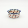 Small bowl / salad bowl A401 D139 – hand-painted Bolesławiec pottery, perfect for soups, desserts, and snacks.