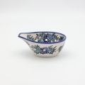 Ceramic colander / strainer A506 D7 – hand-painted Bolesławiec pottery, practical and decorative for draining pasta, vegetables, and fruits.
