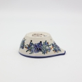 Ceramic colander / strainer A506 D7 – hand-painted Bolesławiec pottery, practical and decorative for draining pasta, vegetables, and fruits.